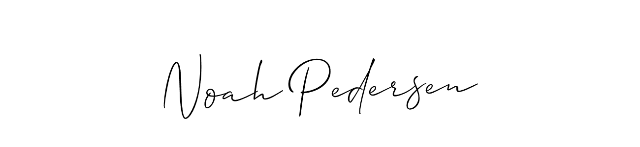 Create a beautiful signature design for name Noah Pedersen. With this signature (Allison_Script) fonts, you can make a handwritten signature for free. Noah Pedersen signature style 2 images and pictures png