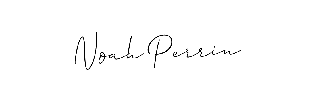 Noah Perrin stylish signature style. Best Handwritten Sign (Allison_Script) for my name. Handwritten Signature Collection Ideas for my name Noah Perrin. Noah Perrin signature style 2 images and pictures png