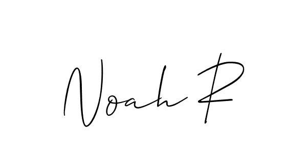 Also we have Noah R name is the best signature style. Create professional handwritten signature collection using Allison_Script autograph style. Noah R signature style 2 images and pictures png