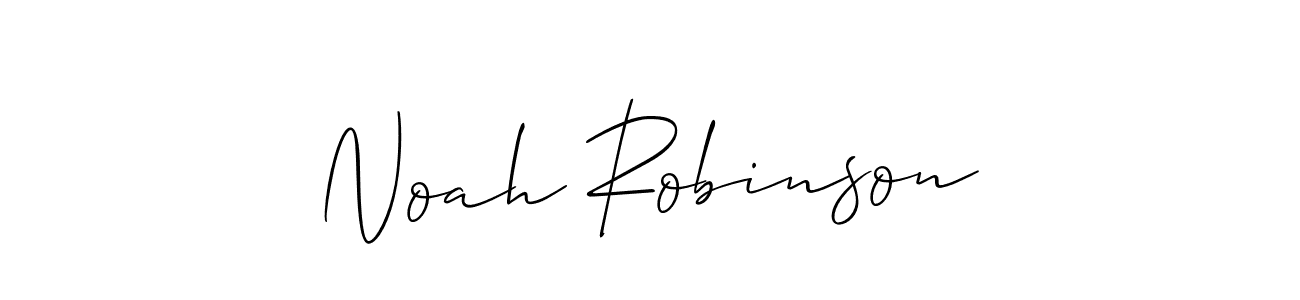 Noah Robinson stylish signature style. Best Handwritten Sign (Allison_Script) for my name. Handwritten Signature Collection Ideas for my name Noah Robinson. Noah Robinson signature style 2 images and pictures png