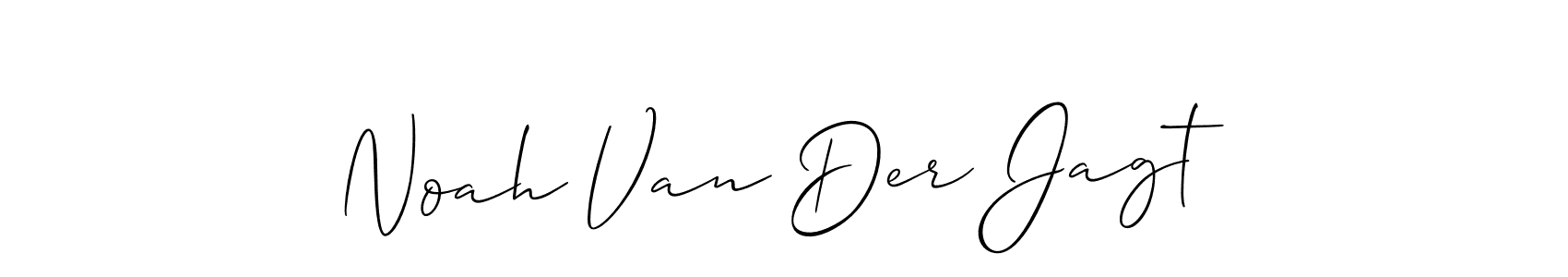 Design your own signature with our free online signature maker. With this signature software, you can create a handwritten (Allison_Script) signature for name Noah Van Der Jagt. Noah Van Der Jagt signature style 2 images and pictures png