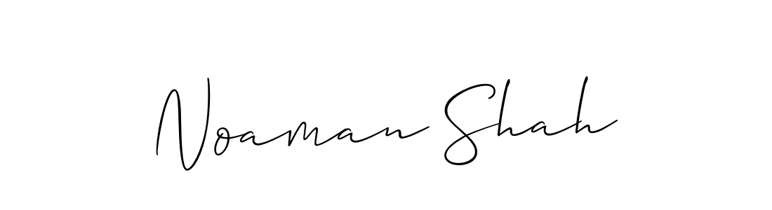 Use a signature maker to create a handwritten signature online. With this signature software, you can design (Allison_Script) your own signature for name Noaman Shah. Noaman Shah signature style 2 images and pictures png
