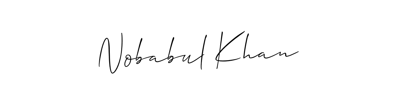 See photos of Nobabul Khan  official signature by Spectra . Check more albums & portfolios. Read reviews & check more about Allison_Script font. Nobabul Khan  signature style 2 images and pictures png