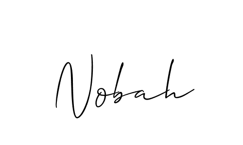 Make a short Nobah signature style. Manage your documents anywhere anytime using Allison_Script. Create and add eSignatures, submit forms, share and send files easily. Nobah signature style 2 images and pictures png