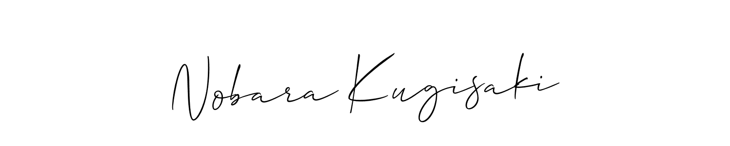 It looks lik you need a new signature style for name Nobara Kugisaki. Design unique handwritten (Allison_Script) signature with our free signature maker in just a few clicks. Nobara Kugisaki signature style 2 images and pictures png