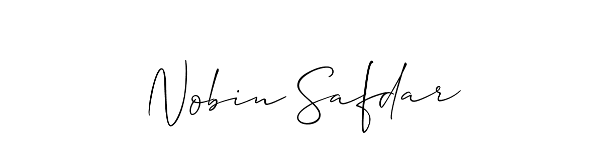 Here are the top 10 professional signature styles for the name Nobin Safdar. These are the best autograph styles you can use for your name. Nobin Safdar signature style 2 images and pictures png