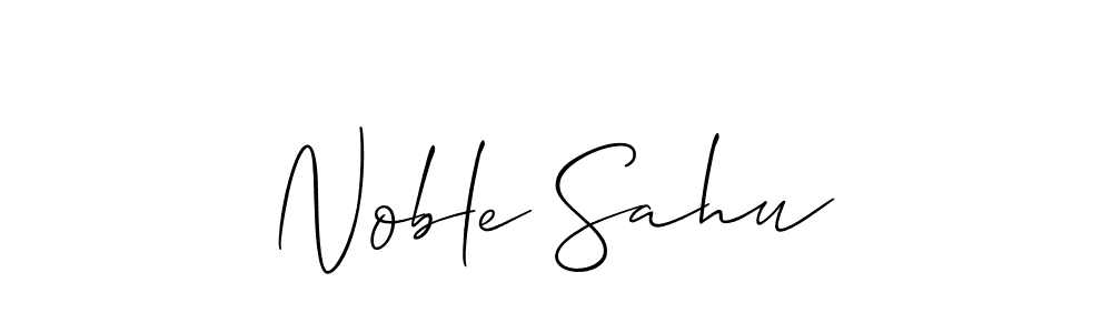 How to Draw Noble Sahu signature style? Allison_Script is a latest design signature styles for name Noble Sahu. Noble Sahu signature style 2 images and pictures png