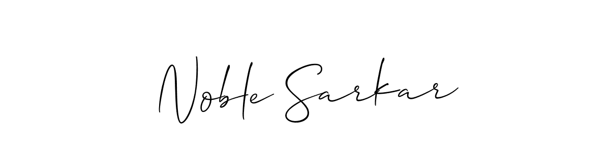 Similarly Allison_Script is the best handwritten signature design. Signature creator online .You can use it as an online autograph creator for name Noble Sarkar. Noble Sarkar signature style 2 images and pictures png