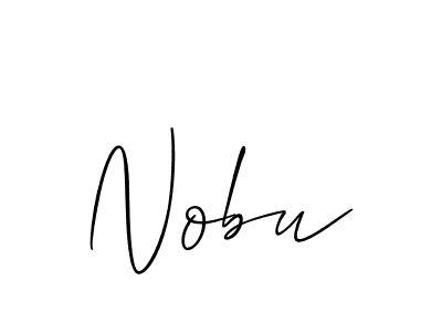 Also we have Nobu name is the best signature style. Create professional handwritten signature collection using Allison_Script autograph style. Nobu signature style 2 images and pictures png