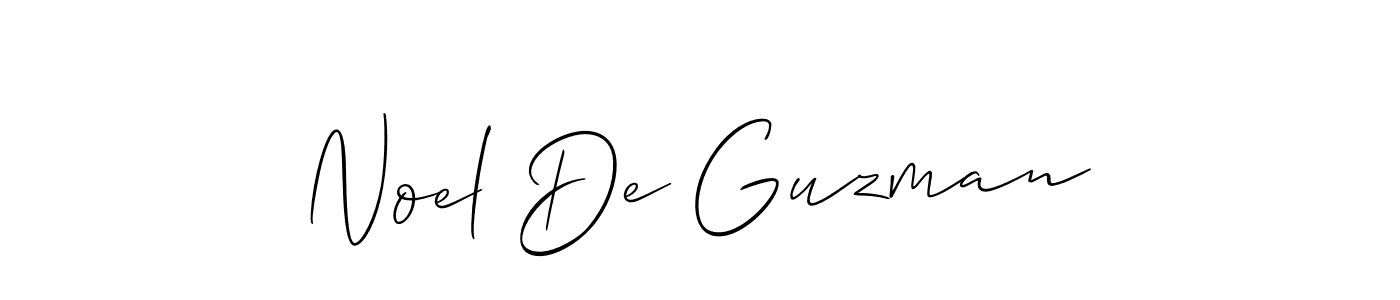 Also You can easily find your signature by using the search form. We will create Noel De Guzman name handwritten signature images for you free of cost using Allison_Script sign style. Noel De Guzman signature style 2 images and pictures png