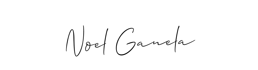 The best way (Allison_Script) to make a short signature is to pick only two or three words in your name. The name Noel Ganela include a total of six letters. For converting this name. Noel Ganela signature style 2 images and pictures png