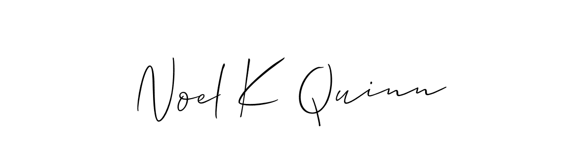 Use a signature maker to create a handwritten signature online. With this signature software, you can design (Allison_Script) your own signature for name Noel K Quinn. Noel K Quinn signature style 2 images and pictures png