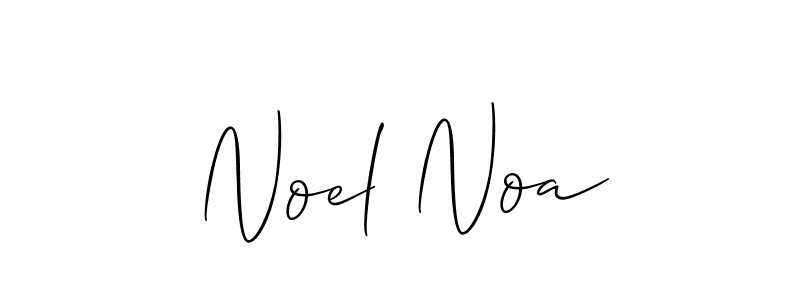 Also we have Noel Noa name is the best signature style. Create professional handwritten signature collection using Allison_Script autograph style. Noel Noa signature style 2 images and pictures png