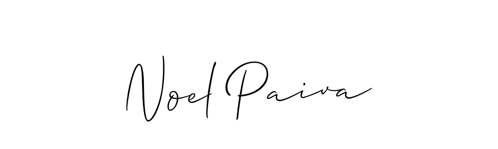 Best and Professional Signature Style for Noel Paiva. Allison_Script Best Signature Style Collection. Noel Paiva signature style 2 images and pictures png