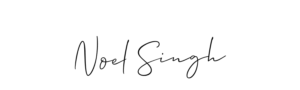 The best way (Allison_Script) to make a short signature is to pick only two or three words in your name. The name Noel Singh include a total of six letters. For converting this name. Noel Singh signature style 2 images and pictures png