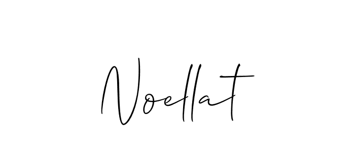 How to make Noellat name signature. Use Allison_Script style for creating short signs online. This is the latest handwritten sign. Noellat signature style 2 images and pictures png
