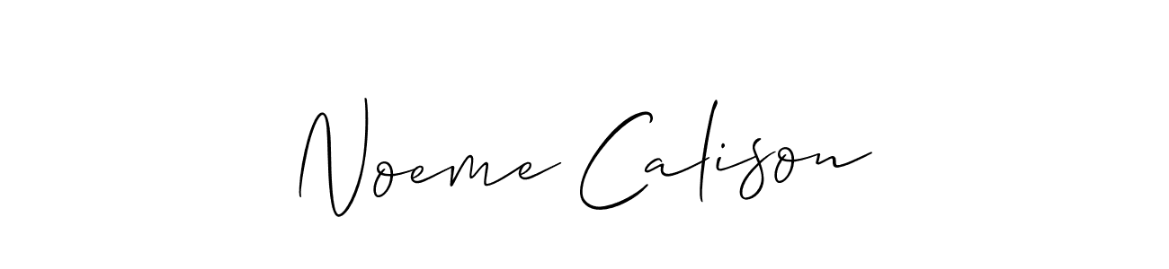 Here are the top 10 professional signature styles for the name Noeme Calison. These are the best autograph styles you can use for your name. Noeme Calison signature style 2 images and pictures png