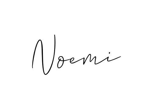 Design your own signature with our free online signature maker. With this signature software, you can create a handwritten (Allison_Script) signature for name Noemi. Noemi signature style 2 images and pictures png