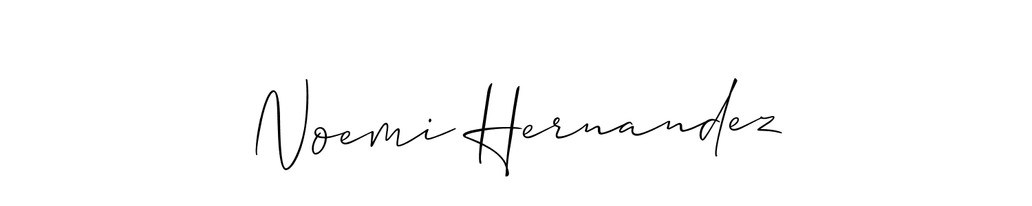 Use a signature maker to create a handwritten signature online. With this signature software, you can design (Allison_Script) your own signature for name Noemi Hernandez. Noemi Hernandez signature style 2 images and pictures png