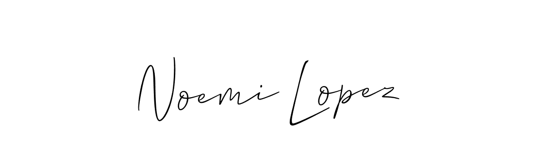 Best and Professional Signature Style for Noemi Lopez. Allison_Script Best Signature Style Collection. Noemi Lopez signature style 2 images and pictures png