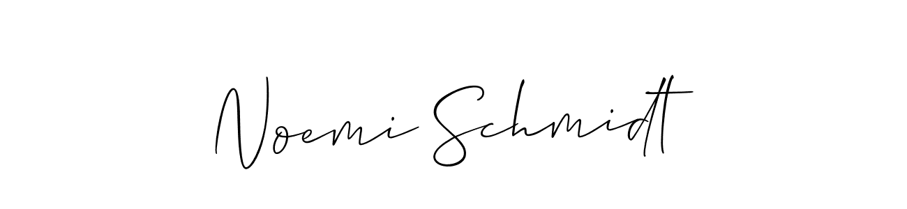 How to make Noemi Schmidt signature? Allison_Script is a professional autograph style. Create handwritten signature for Noemi Schmidt name. Noemi Schmidt signature style 2 images and pictures png