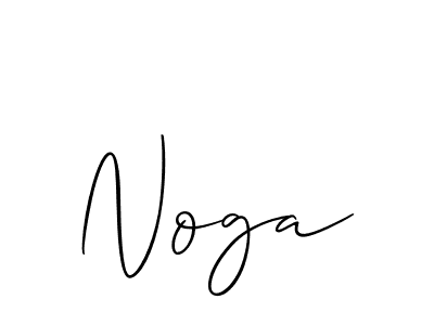 How to make Noga signature? Allison_Script is a professional autograph style. Create handwritten signature for Noga name. Noga signature style 2 images and pictures png