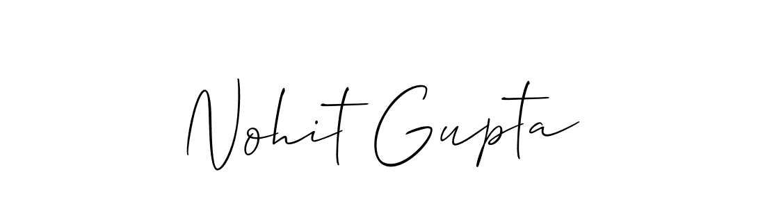 if you are searching for the best signature style for your name Nohit Gupta. so please give up your signature search. here we have designed multiple signature styles  using Allison_Script. Nohit Gupta signature style 2 images and pictures png