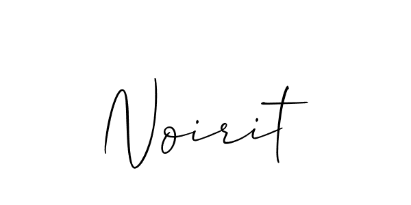 The best way (Allison_Script) to make a short signature is to pick only two or three words in your name. The name Noirit include a total of six letters. For converting this name. Noirit signature style 2 images and pictures png