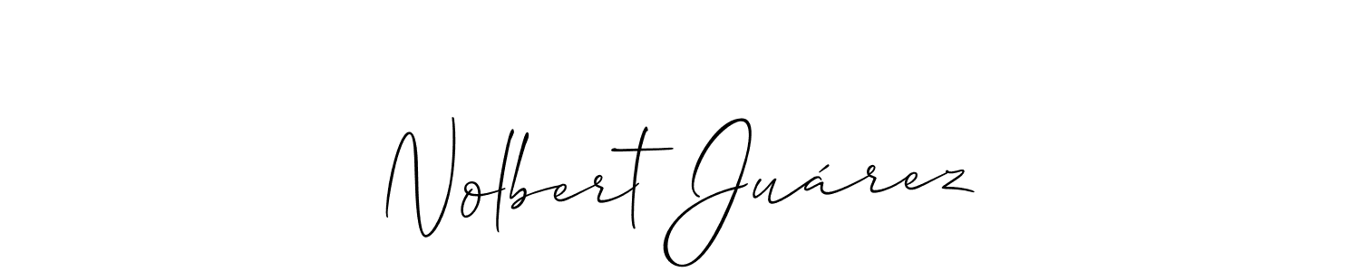 Also You can easily find your signature by using the search form. We will create Nolbert Juárez name handwritten signature images for you free of cost using Allison_Script sign style. Nolbert Juárez signature style 2 images and pictures png