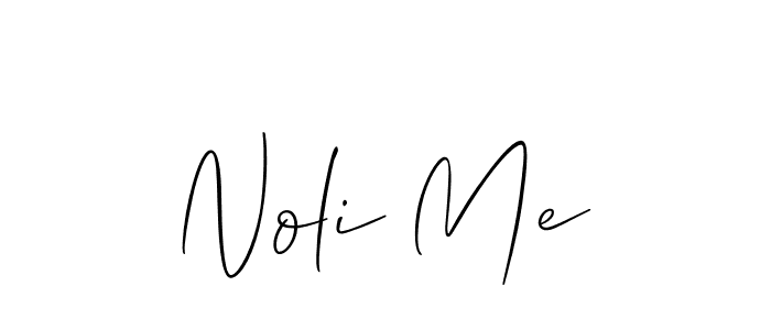 It looks lik you need a new signature style for name Noli Me. Design unique handwritten (Allison_Script) signature with our free signature maker in just a few clicks. Noli Me signature style 2 images and pictures png