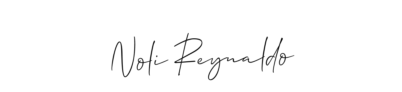 How to make Noli Reynaldo signature? Allison_Script is a professional autograph style. Create handwritten signature for Noli Reynaldo name. Noli Reynaldo signature style 2 images and pictures png