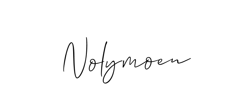 Best and Professional Signature Style for Nolymoen. Allison_Script Best Signature Style Collection. Nolymoen signature style 2 images and pictures png