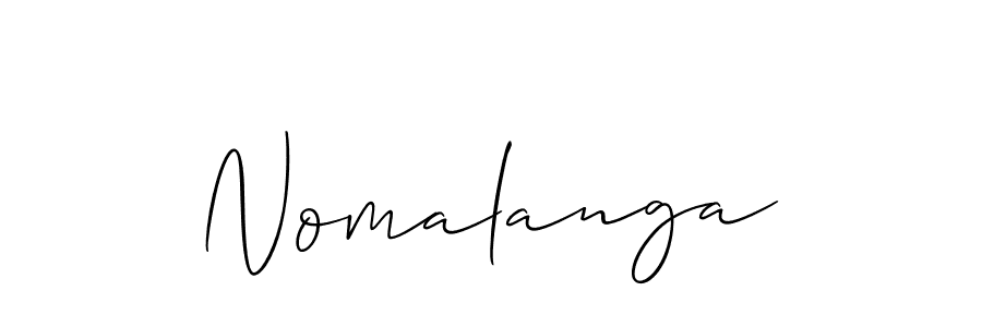 Make a beautiful signature design for name Nomalanga. Use this online signature maker to create a handwritten signature for free. Nomalanga signature style 2 images and pictures png