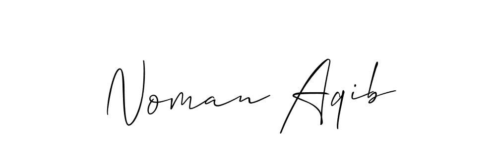 Also You can easily find your signature by using the search form. We will create Noman Aqib name handwritten signature images for you free of cost using Allison_Script sign style. Noman Aqib signature style 2 images and pictures png