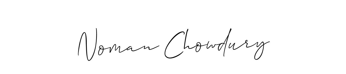 It looks lik you need a new signature style for name Noman Chowdury. Design unique handwritten (Allison_Script) signature with our free signature maker in just a few clicks. Noman Chowdury signature style 2 images and pictures png