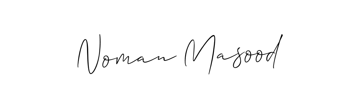 if you are searching for the best signature style for your name Noman Masood. so please give up your signature search. here we have designed multiple signature styles  using Allison_Script. Noman Masood signature style 2 images and pictures png