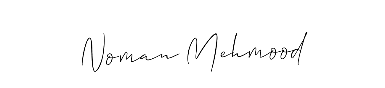 Create a beautiful signature design for name Noman Mehmood. With this signature (Allison_Script) fonts, you can make a handwritten signature for free. Noman Mehmood signature style 2 images and pictures png