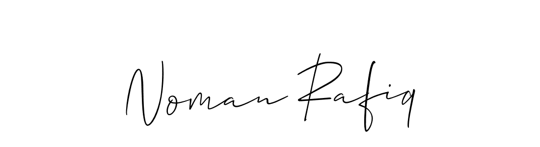 You should practise on your own different ways (Allison_Script) to write your name (Noman Rafiq) in signature. don't let someone else do it for you. Noman Rafiq signature style 2 images and pictures png