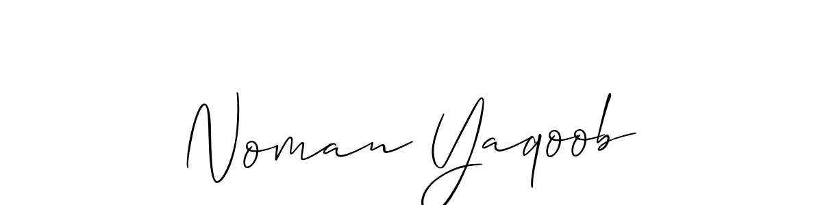 The best way (Allison_Script) to make a short signature is to pick only two or three words in your name. The name Noman Yaqoob include a total of six letters. For converting this name. Noman Yaqoob signature style 2 images and pictures png