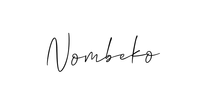 Also You can easily find your signature by using the search form. We will create Nombeko name handwritten signature images for you free of cost using Allison_Script sign style. Nombeko signature style 2 images and pictures png