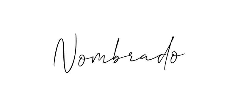 This is the best signature style for the Nombrado name. Also you like these signature font (Allison_Script). Mix name signature. Nombrado signature style 2 images and pictures png