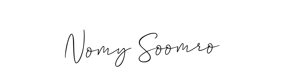 You can use this online signature creator to create a handwritten signature for the name Nomy Soomro. This is the best online autograph maker. Nomy Soomro signature style 2 images and pictures png