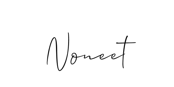 Also You can easily find your signature by using the search form. We will create Noneet name handwritten signature images for you free of cost using Allison_Script sign style. Noneet signature style 2 images and pictures png