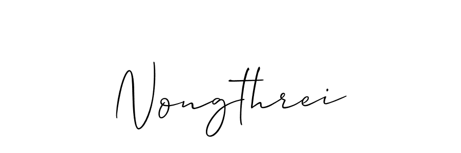Once you've used our free online signature maker to create your best signature Allison_Script style, it's time to enjoy all of the benefits that Nongthrei name signing documents. Nongthrei signature style 2 images and pictures png
