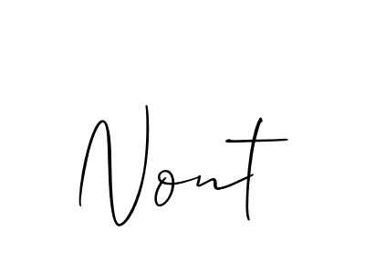 Best and Professional Signature Style for Nont. Allison_Script Best Signature Style Collection. Nont signature style 2 images and pictures png