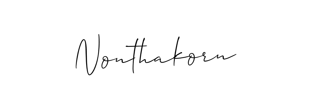 Make a beautiful signature design for name Nonthakorn. Use this online signature maker to create a handwritten signature for free. Nonthakorn signature style 2 images and pictures png