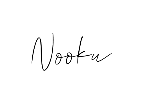 Similarly Allison_Script is the best handwritten signature design. Signature creator online .You can use it as an online autograph creator for name Nooku. Nooku signature style 2 images and pictures png