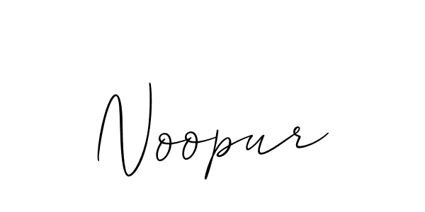 if you are searching for the best signature style for your name Noopur. so please give up your signature search. here we have designed multiple signature styles  using Allison_Script. Noopur signature style 2 images and pictures png
