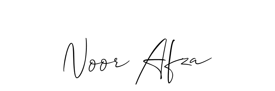 How to Draw Noor Afza signature style? Allison_Script is a latest design signature styles for name Noor Afza. Noor Afza signature style 2 images and pictures png