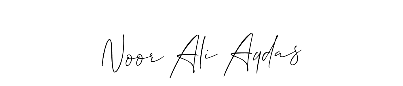 This is the best signature style for the Noor Ali Aqdas name. Also you like these signature font (Allison_Script). Mix name signature. Noor Ali Aqdas signature style 2 images and pictures png
